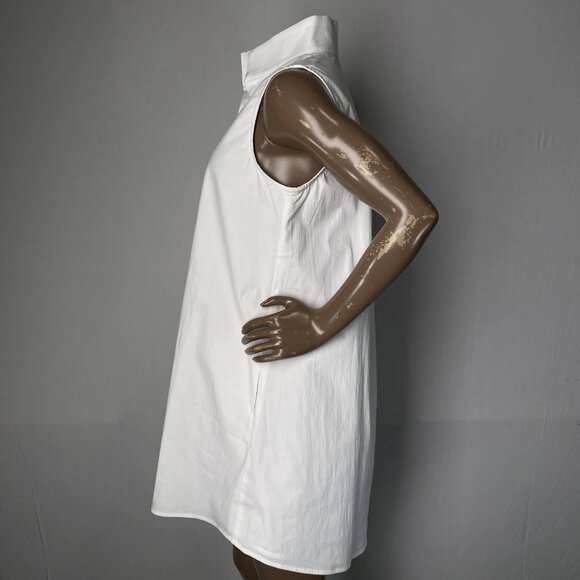Tuckernuck Charlie Mini Dress • Size XS • White • Sleeveless Button-Down - Picture 8 of 10